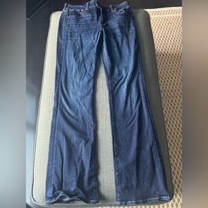 American Eagle Outfitters Dark Blue Boot Kick Flare Jeans